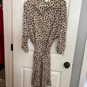 Leopard Print Women's Dress